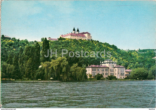 Tihany - view - castle - 1973 - Hungary - used - JH Postcards