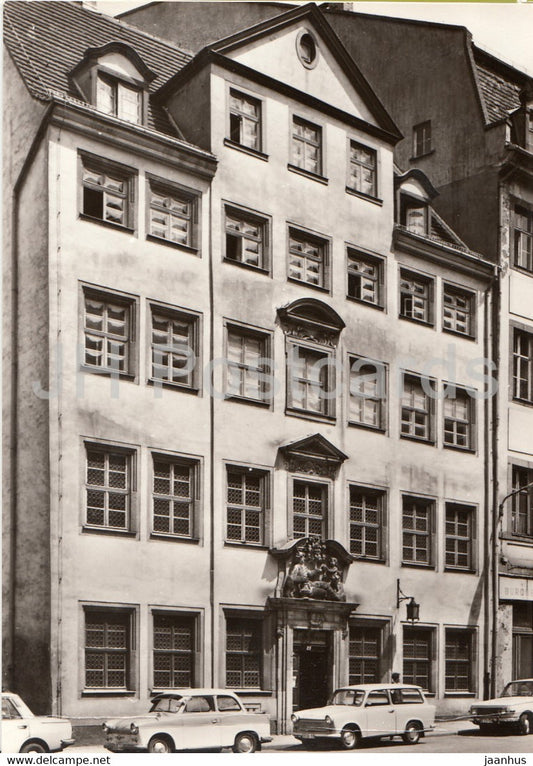 Leipzig - Kaffeebaum - old car - Historische Gaststatten - Historical Restaurants - DDR Germany - unused - JH Postcards