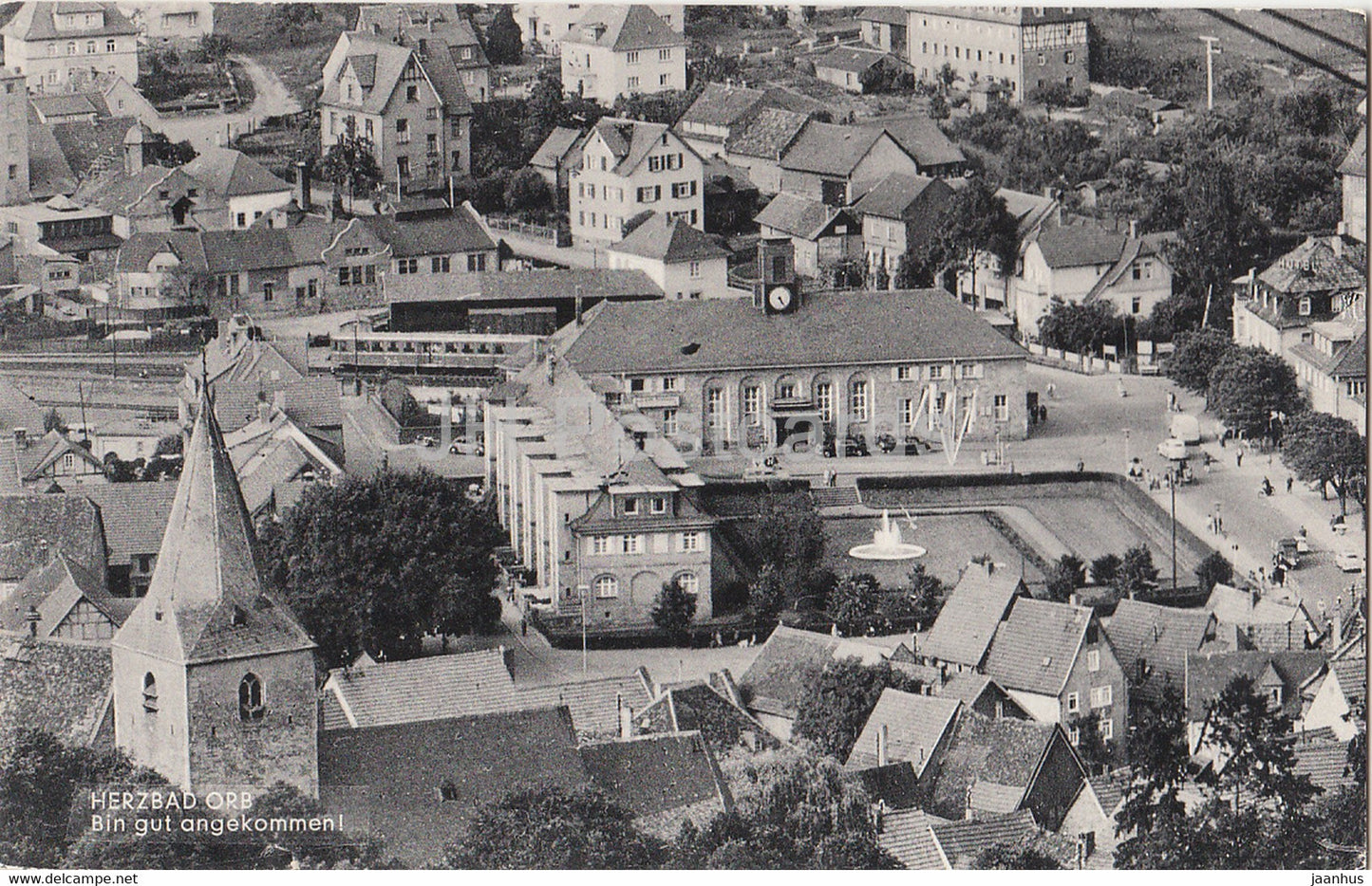 Herzbad Orb - Bin gut angekommen - Bad Orb - 1966 - Germany - used - JH Postcards