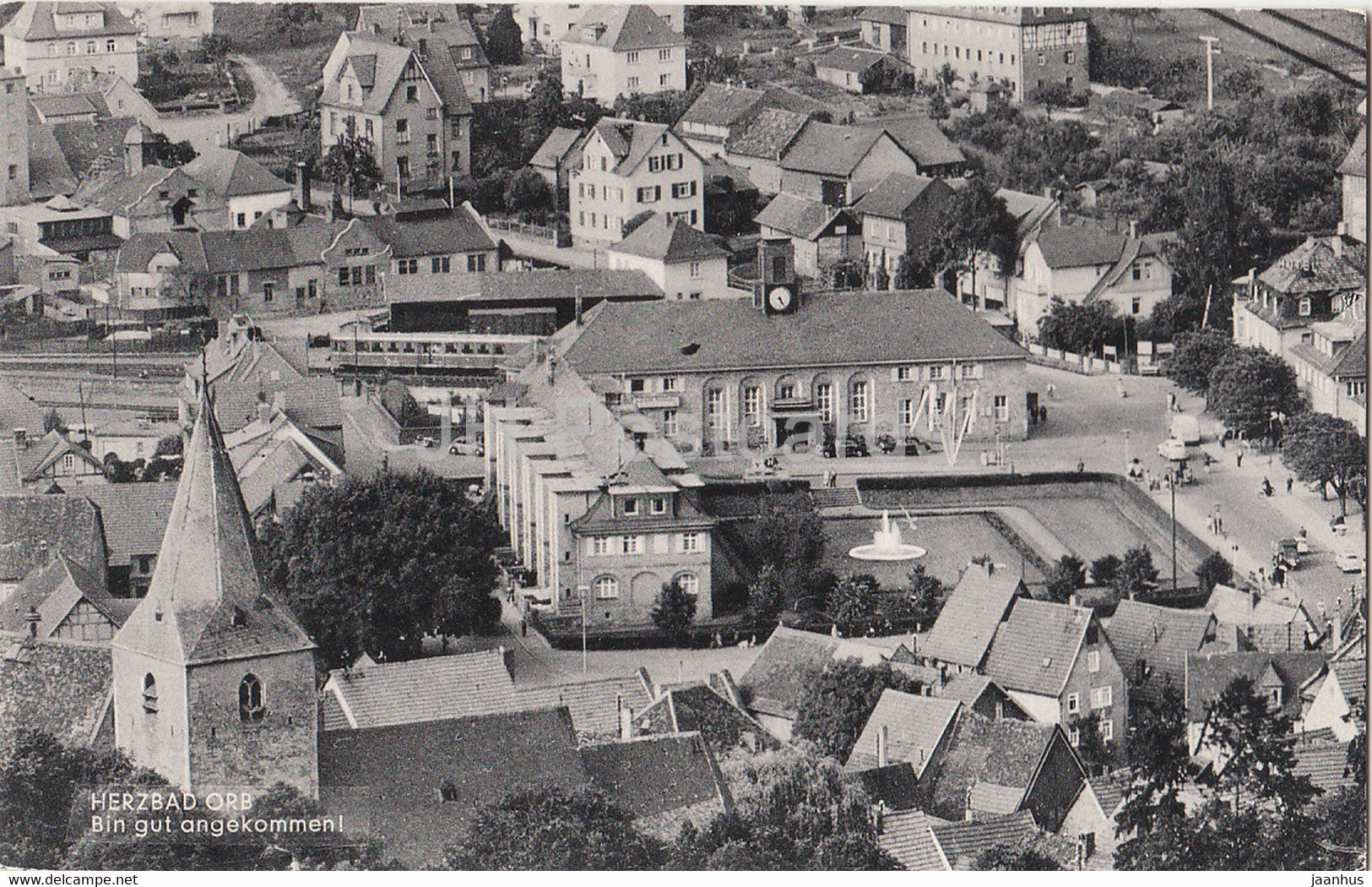 Herzbad Orb - Bin gut angekommen - Bad Orb - 1966 - Germany - used - JH Postcards
