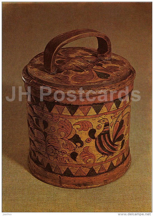 Vessel of Birch-Bark . North Russia - The Estonian National Museum - 1984 - Estonia USSR - unused - JH Postcards