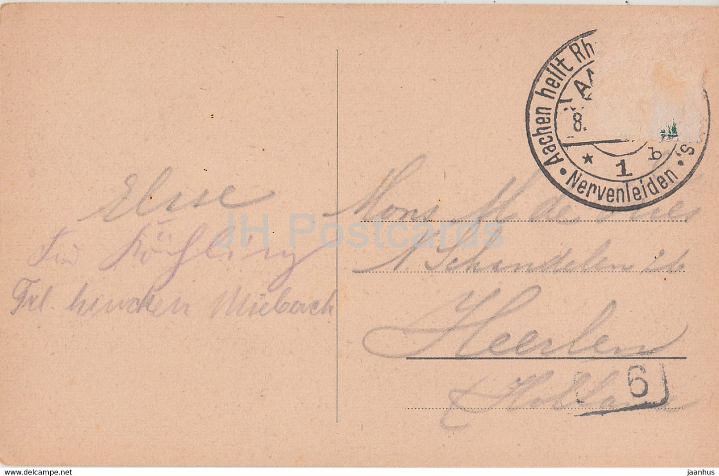 Aachen - Hangeweiher - old postcard - Germany - used