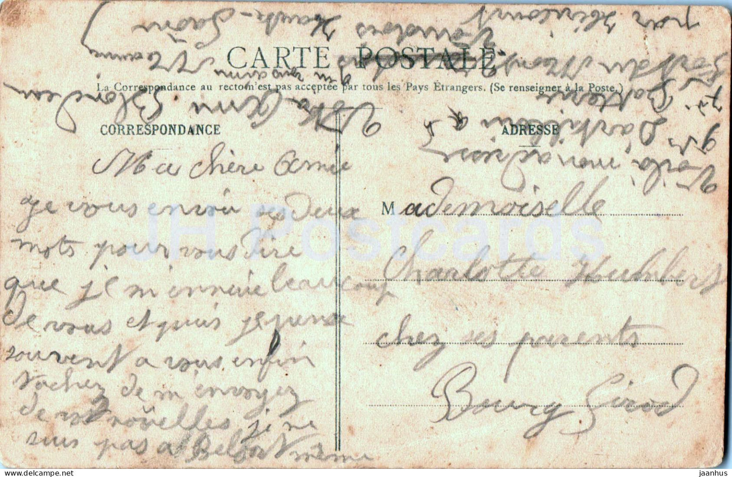 Héricourt - L'Eglise catholique - église - 1103 - carte postale ancienne - France - oblitérée 