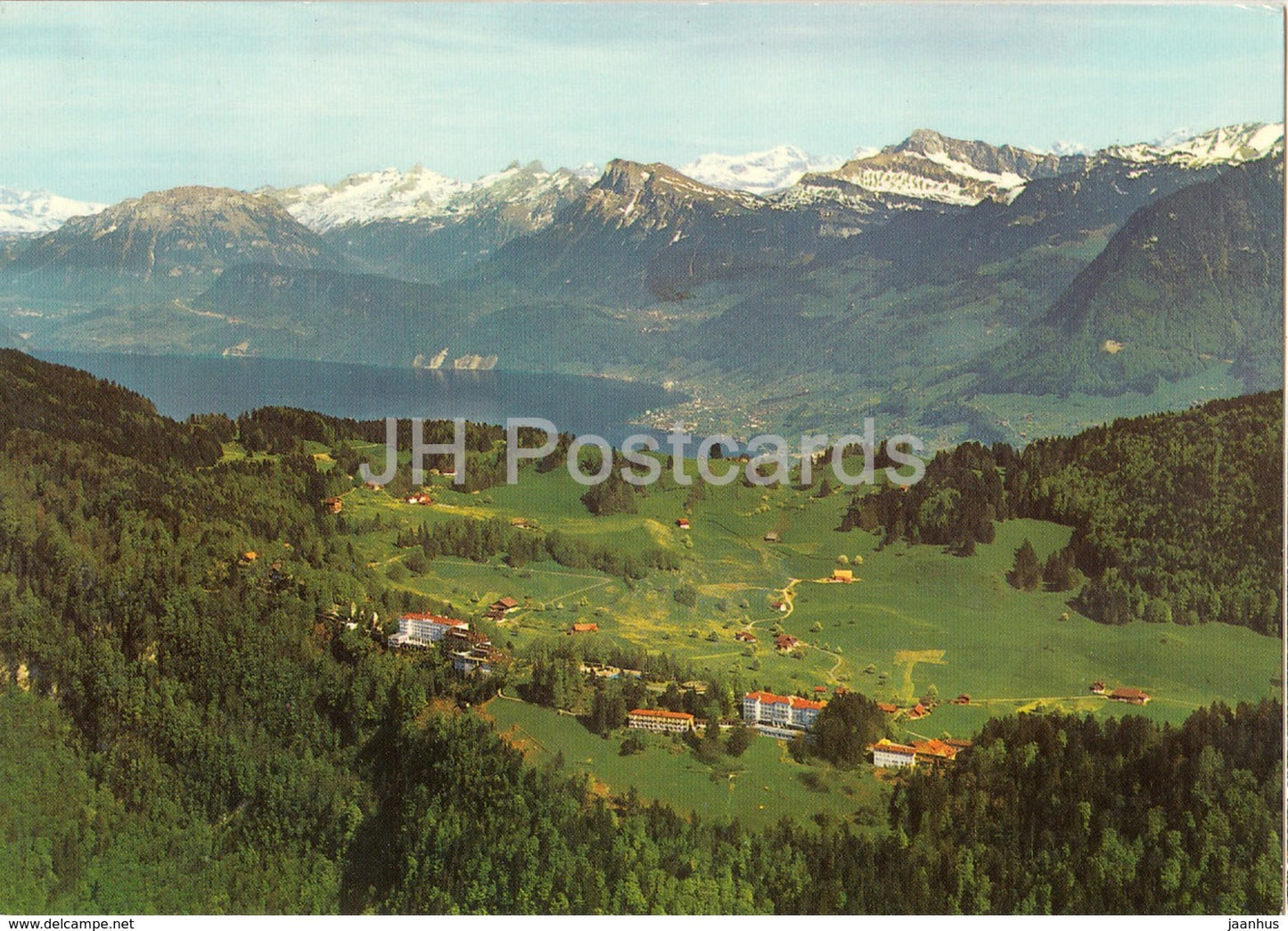 Ansicht der drei Burgenstock Hotels - 5380 - 1978 - Switzerland - used - JH Postcards