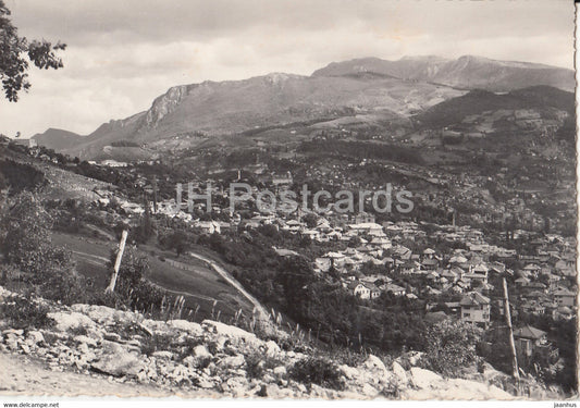 Sarajevo - panorama - 1483 - old postcard - 1956 - Yugoslavia - Bosnia and Herzegovina - unused - JH Postcards