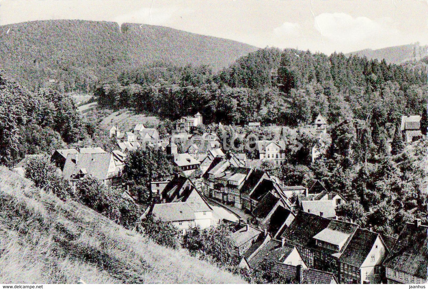Bad Grund - Oberharz - Blick Vom Gittelderberg - old postcard - 1959 - Germany - used - JH Postcards