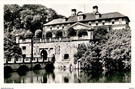 Bad Pyrmont - Das Schloss - castle - old postcard - Germany - unused - JH Postcards