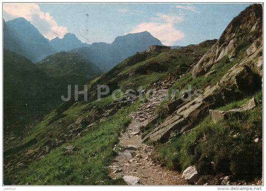 Velka Studena valley - Czechoslovakia - Slovakia - used 1992 - JH Postcards