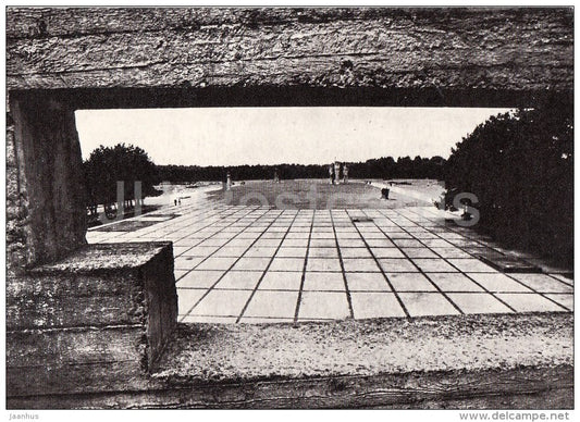 Salaspils Concentration Camp Memorial - 1987 - Latvia USSR - unused - JH Postcards