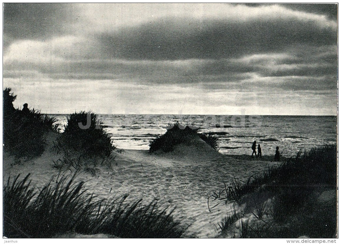 before the storm - Palanga - Lithuania USSR - unused - JH Postcards