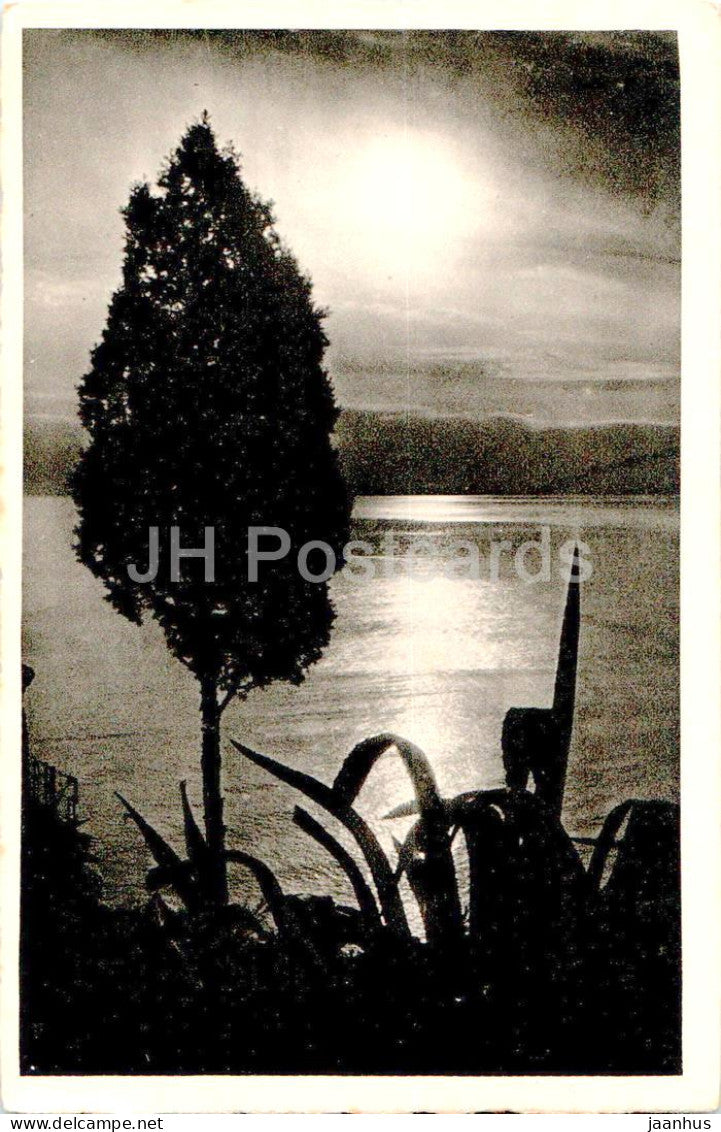 Cote d'Azur - Crepuscule - dusk - 288 - old postcard - France - unused - JH Postcards