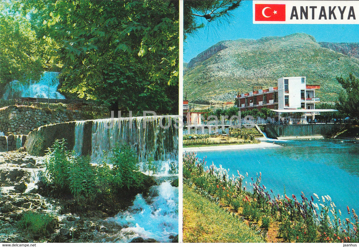 Antakya - views - pool - 1987 - Turkey - used - JH Postcards