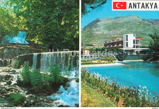 Antakya - views - pool - 1987 - Turkey - used - JH Postcards