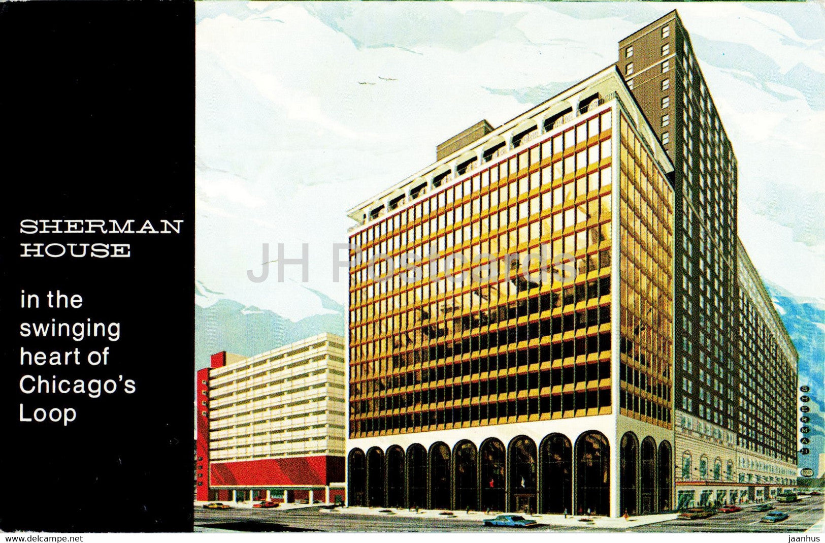 Sherman House - in the swinging heart of Chicago's Loop - USA - unused - JH Postcards