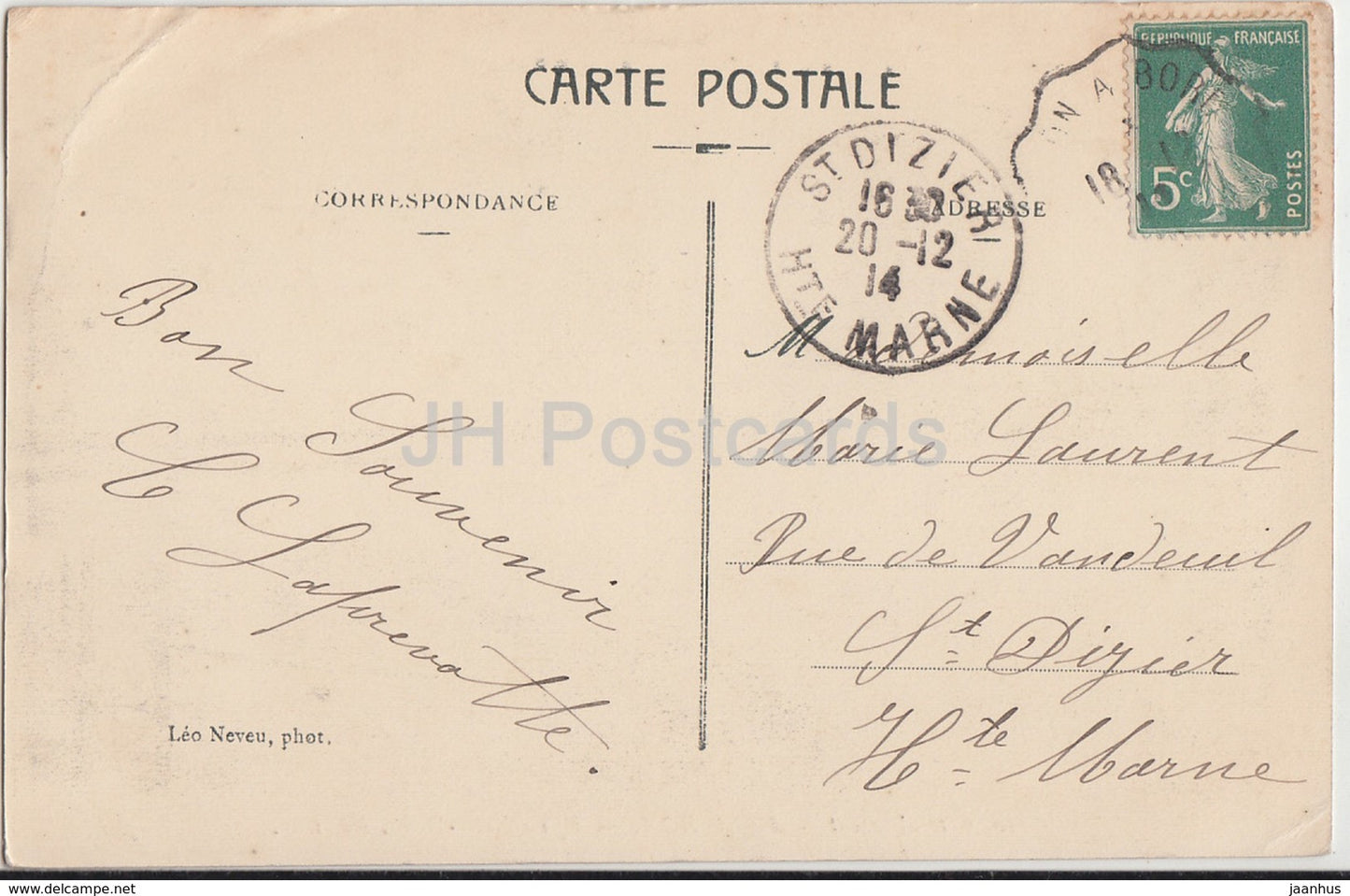 Arcachon - Eglise Notre Dame interieur - Cote d'Argent - church - 110 - 1914 - old postcard - France - used