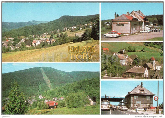 Krusne Hory - Mikulov - Bournak - hotel Hranice - Cinovec - Czechoslovakia - Czech - unused - JH Postcards