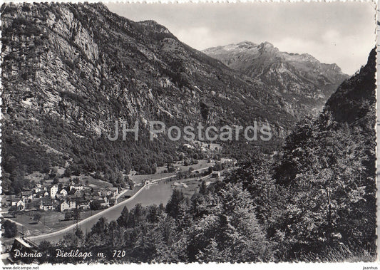 Premia - Piedilago 720 m - Italy - used - JH Postcards
