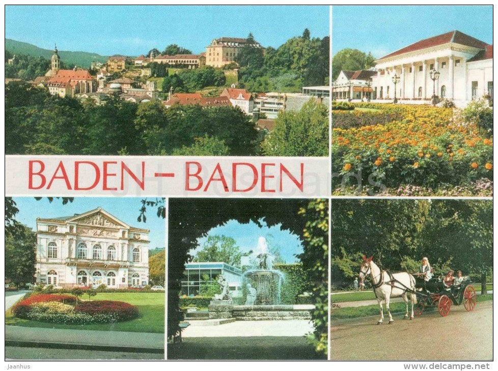 Baden-Baden - 3506 - Germany - 1999 gelaufen - JH Postcards