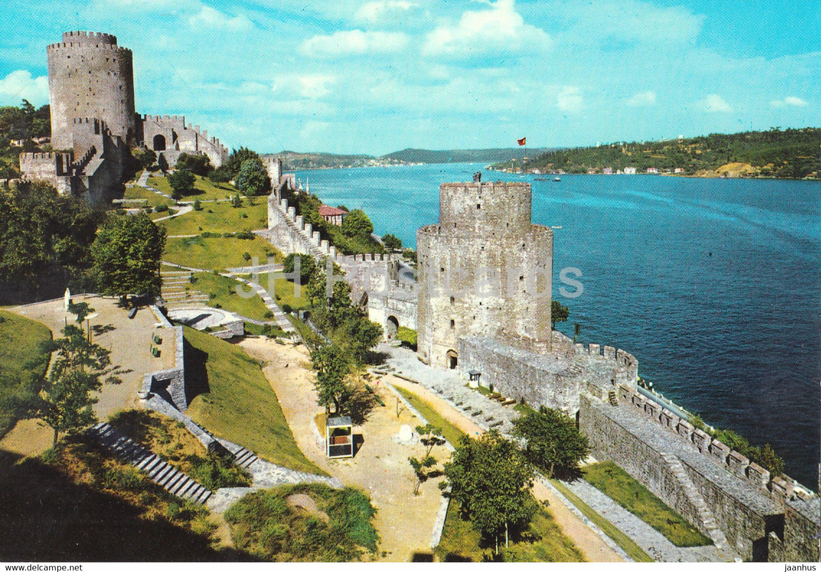 Istanbul - The Fortress and Bosphorus - Turkey - unused - JH Postcards
