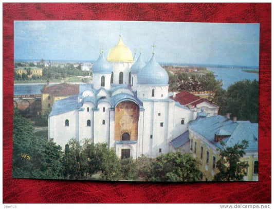 Novgorod - St. Sophia`s Cathedral 1045-50 - Russia - USSR - unused - JH Postcards
