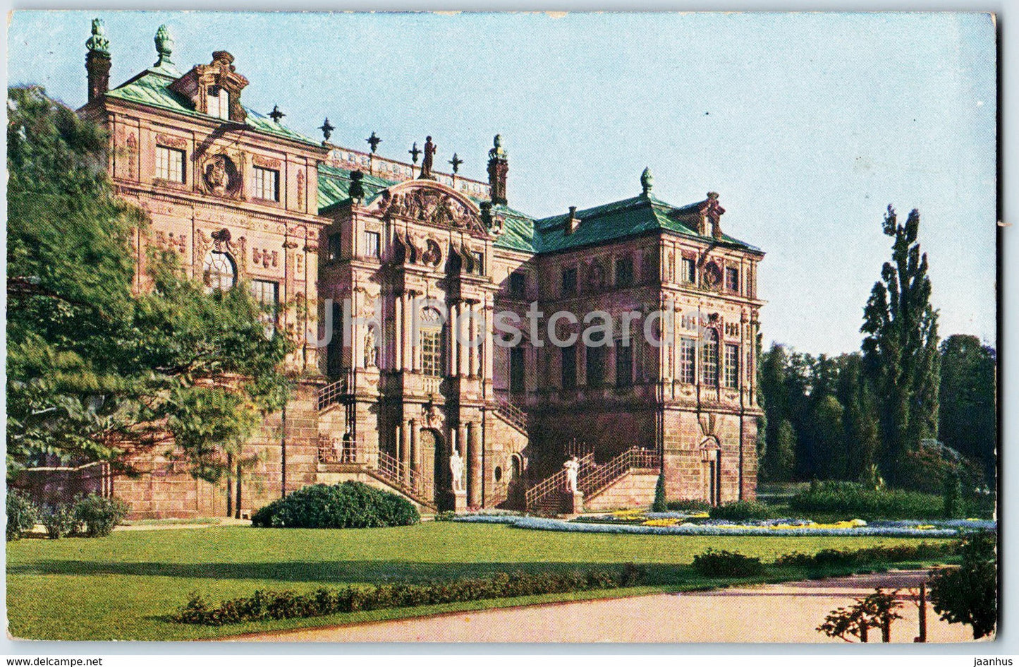 Dresden - Kgl Grosser Garten - Palais - castle - old postcard - 1913 - Germany - used - JH Postcards