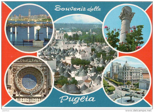 Souvenir della Puglia - Puglia - column - 15 - Italia - Italy - unused - JH Postcards