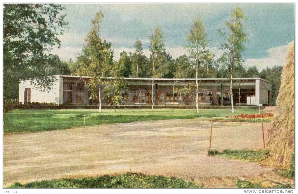 pool near house of Emelyanov - Lenin Museum - Razliv - 1968 - Russia USSR - unused - JH Postcards