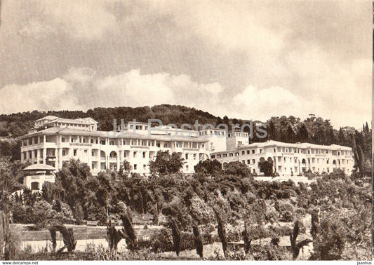 Sochi - sanatorium Nauka (Science) - 1958 - Russia USSR - unused - JH Postcards