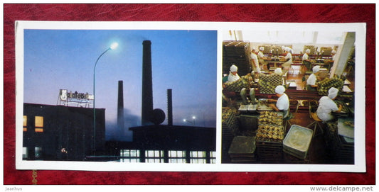 Kirov collective farm - fish processing plant - 1986 - Estonia - USSR - unused - JH Postcards