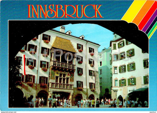 Alpenstadt Innsbruck - Altstadt - Old Town - 130245 - Austria - used - JH Postcards