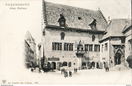Regensburg - Altes Rathaus - town hall - old postcard - Germany - unused - JH Postcards