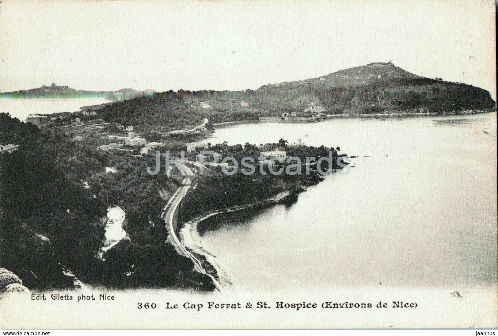 Le Cap Ferrat - St Hospice - Environs de Nice - 360 - old postcard - 1914 - France - used - JH Postcards