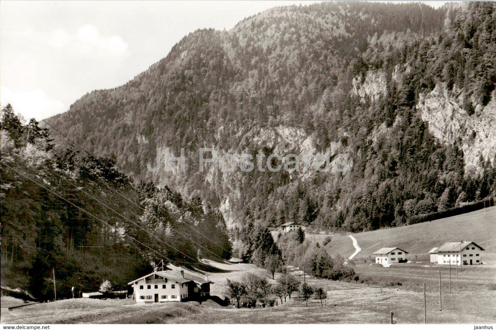 Bach - Blick v Elisabethenweg - Germany - unused - JH Postcards