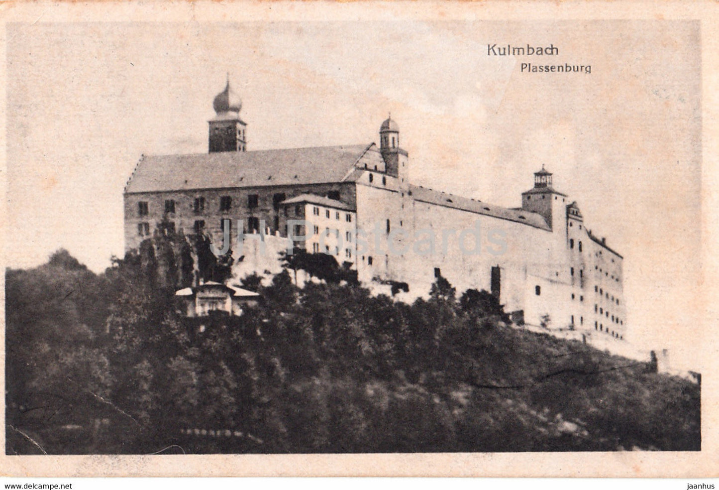 Kulmbach - Plassenburg - castle - old postcard - 1918 - Germany - used - JH Postcards
