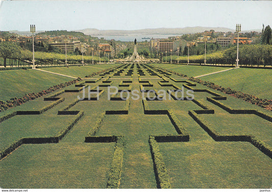 Lisbon - Lisboa - Parque Eduardo VII - Edward VII park - 1986 - Portugal - used - JH Postcards