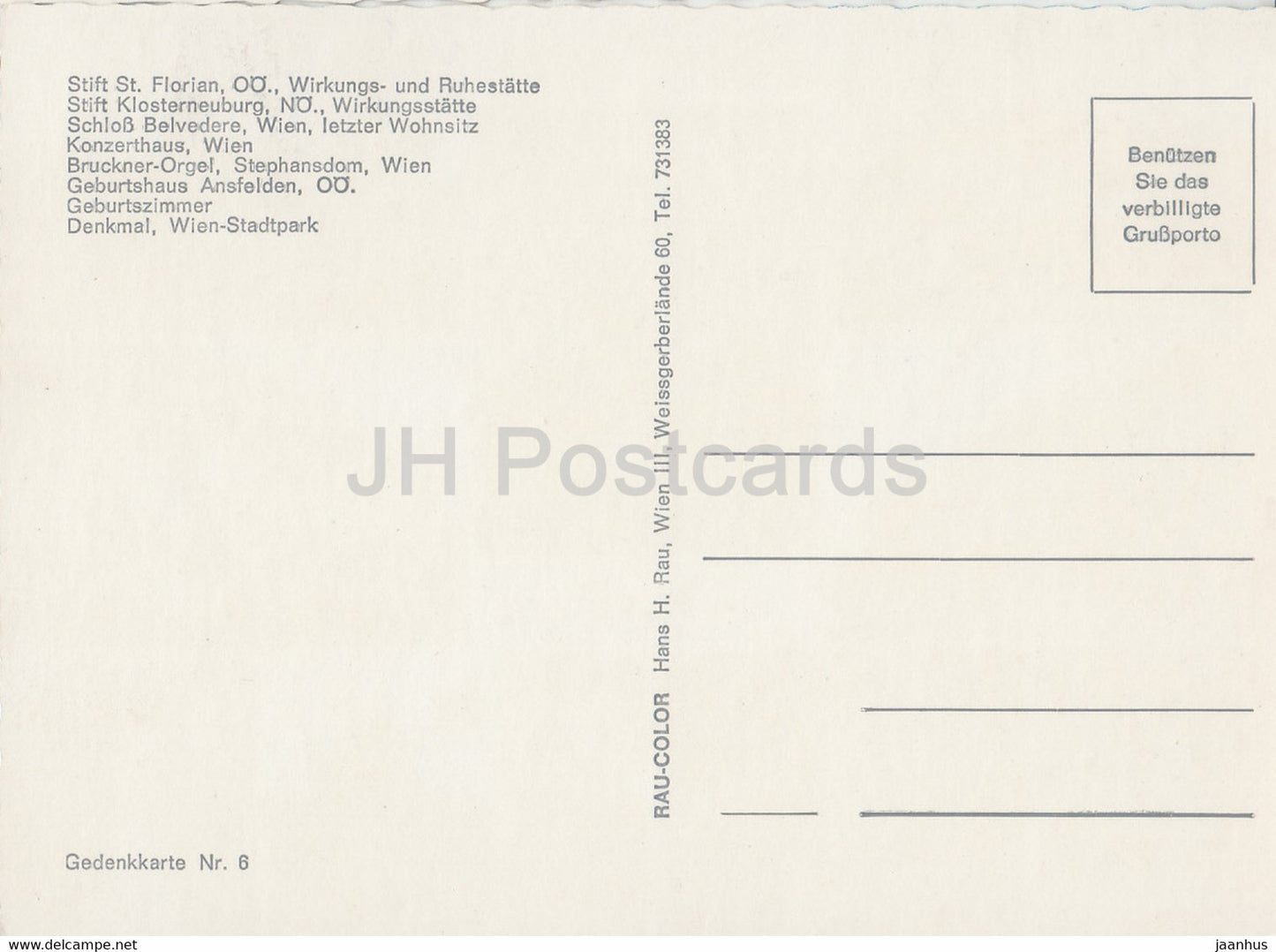 Anton Bruckner - Stift St Florian - Klosterneuburg - Schloss Belvedere - Wien - compositeur - multiview - Autriche - inutilisé