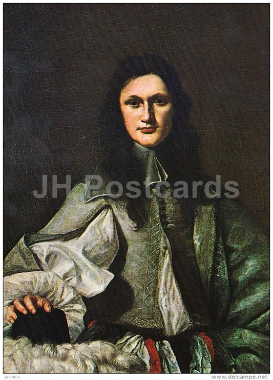 painting by Karel Skreta - Ignac Jetrich Vitanovsky z Vlckovic - Czech art - large format card - Czech - unused - JH Postcards