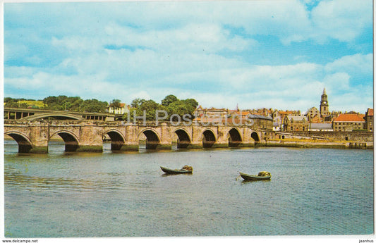 Berwick-Upon-Tweed - The Old Bridge from Tweedmouth - PT22187 - 1970 - United Kingdom - England - used - JH Postcards