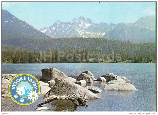 Strbske Pleso Vysoka mountain - Vysoke Tatry - High Tatras - Czechoslovakia - Slovakia - used - JH Postcards