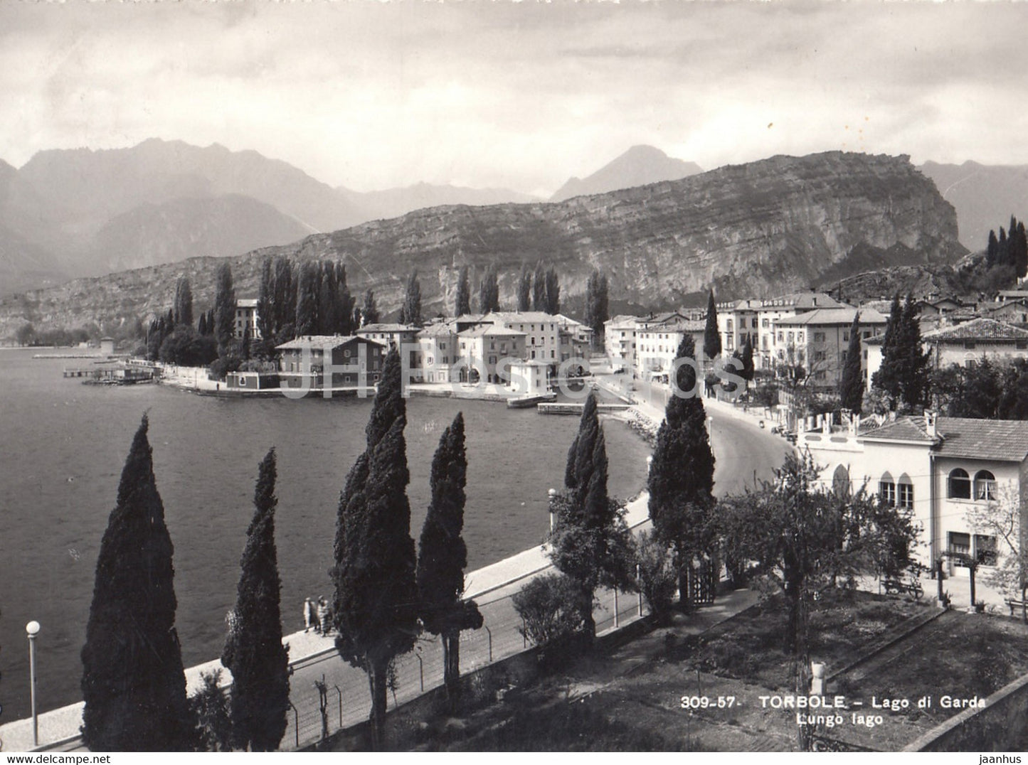 Torbole - Lago di Garda - Lungo Lago - old postcard - 1956 - Italy - used - JH Postcards