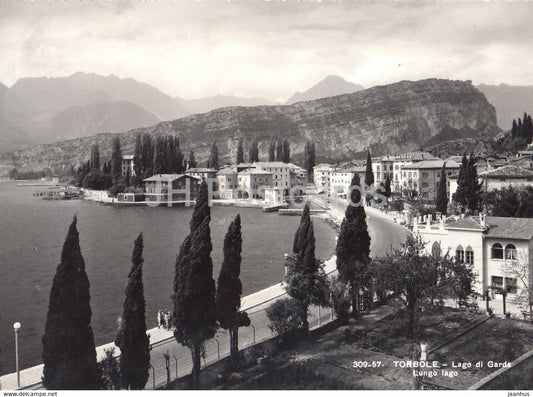 Torbole - Lago di Garda - Lungo Lago - old postcard - 1956 - Italy - used - JH Postcards