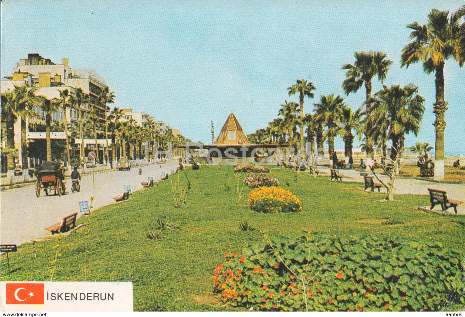 Iskenderun - Coastal Road - Park - 1984 - Turkey - used - JH Postcards