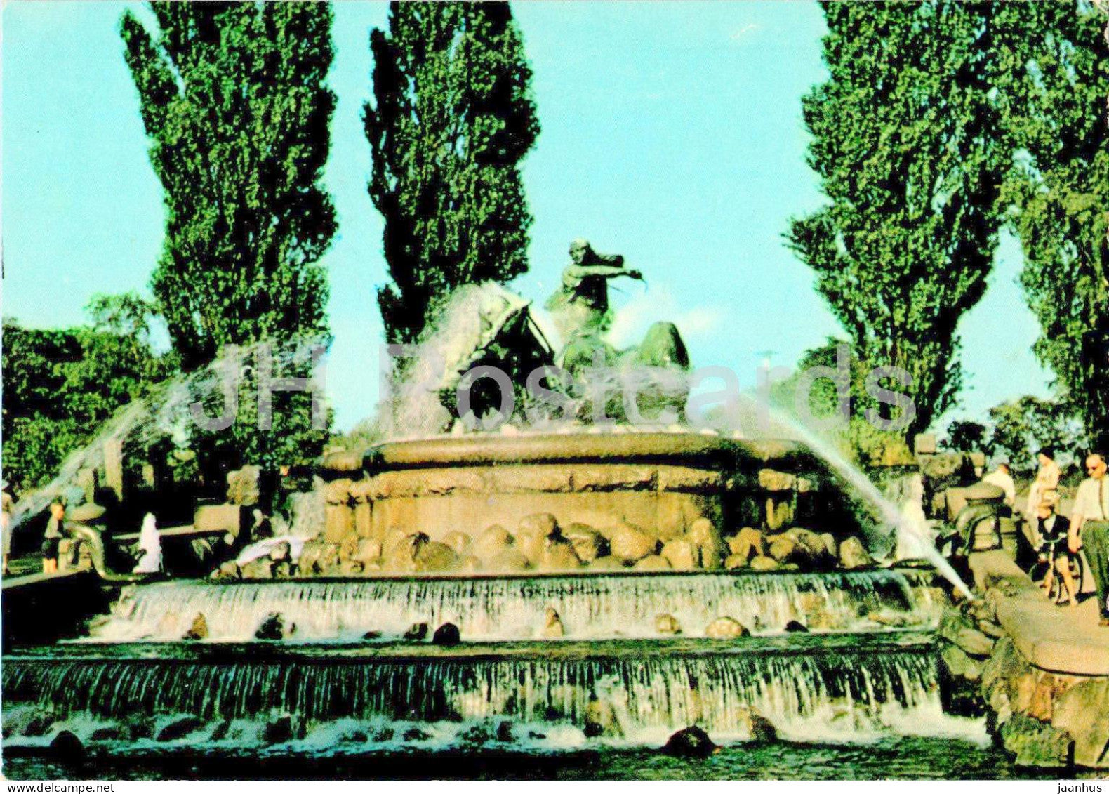 Copenhagen - Kobenhavn - Gefion Springvandet - Gefion Fountains - 103 - Denmark - unused - JH Postcards