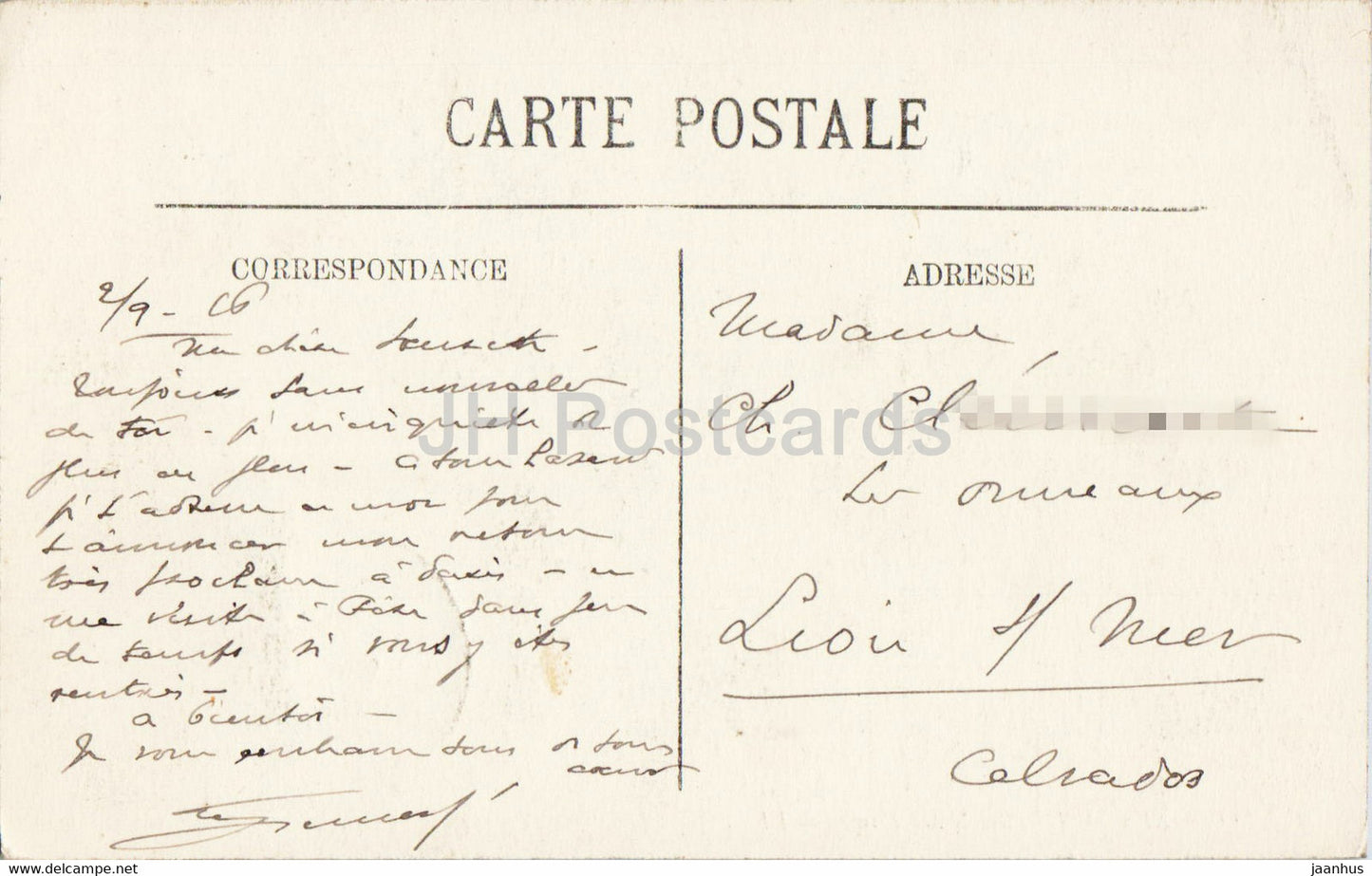 Louviers - L'Eglise Notre Dame - church - 2 - old postcard - 1916 - France - used