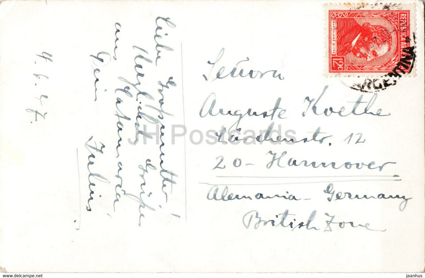 Catamarca - El Rodeo 1939 - 44 - alte Postkarte - 1947 - Argentinien - gebraucht