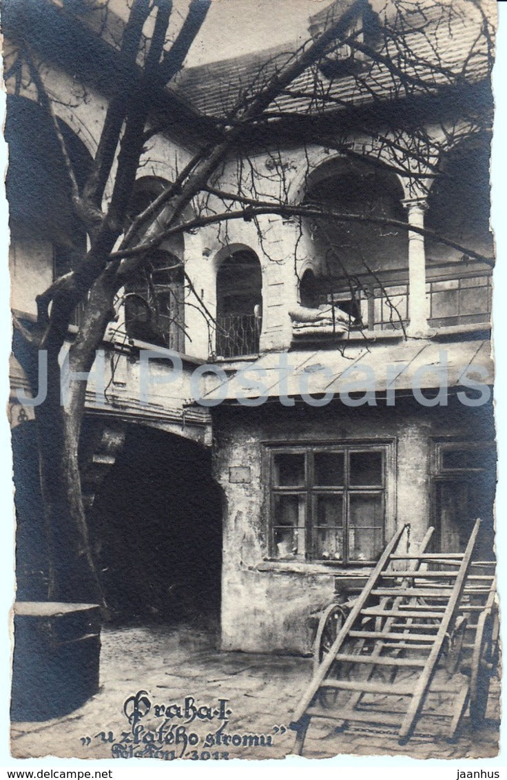 Praha - Prague - U zlateho stromu - old postcard - Czech Republic - unused - JH Postcards