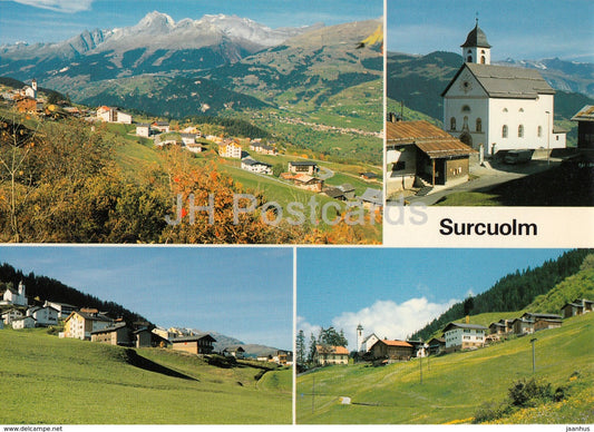 Surcuolm mit den Brigelserhorner - 323 - Switzerland - unused - JH Postcards