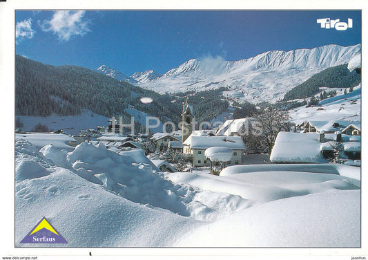 Serfaus 1427 m - view - Tirol - 2003 - Austria - used - JH Postcards