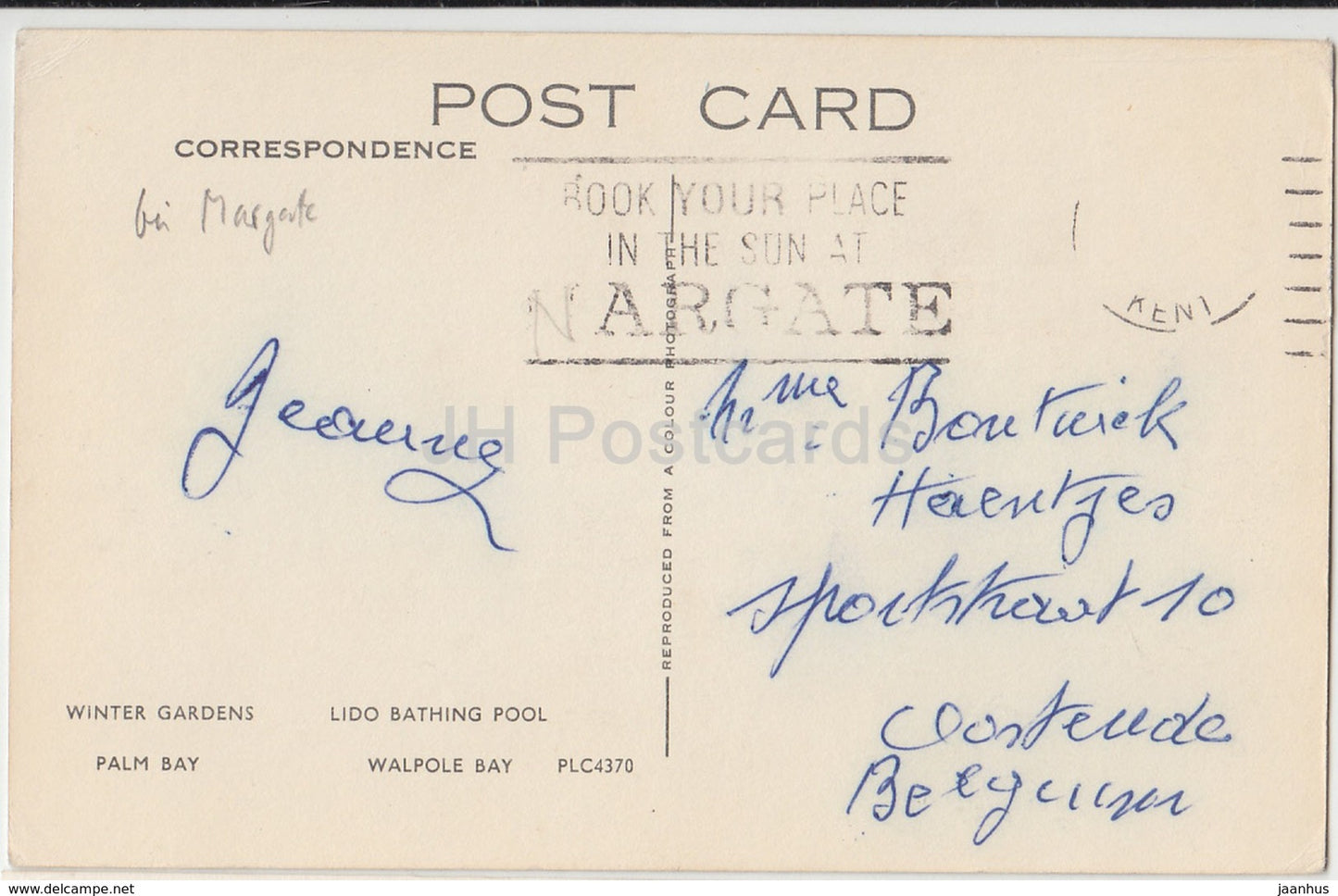 Cliftonville - Winter Gardens - Palm Bay - Walpole Bay - Lido Bathing Pool - Multiview - United Kingdom - England - used