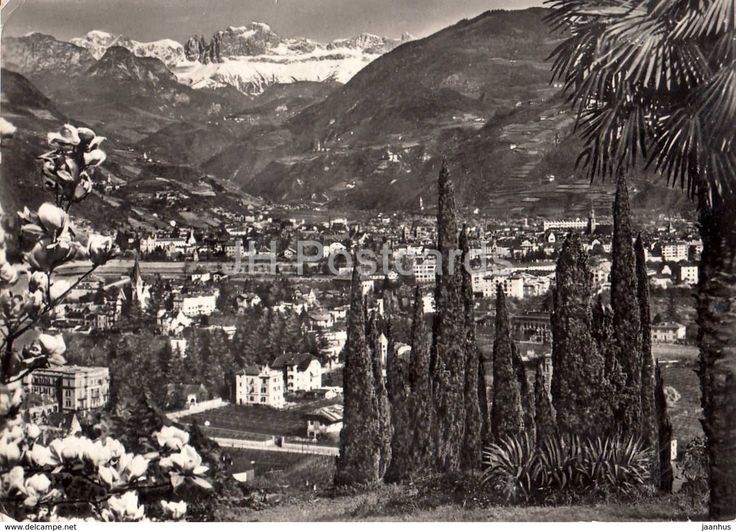 Bolzano verso le Dolomiti - Bozen gg. den Rosengarten - Italy - 1961 - used - JH Postcards